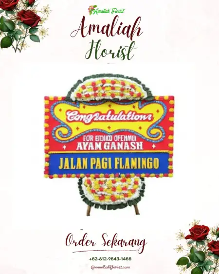 Sewa Papan Bunga Pipa Reja